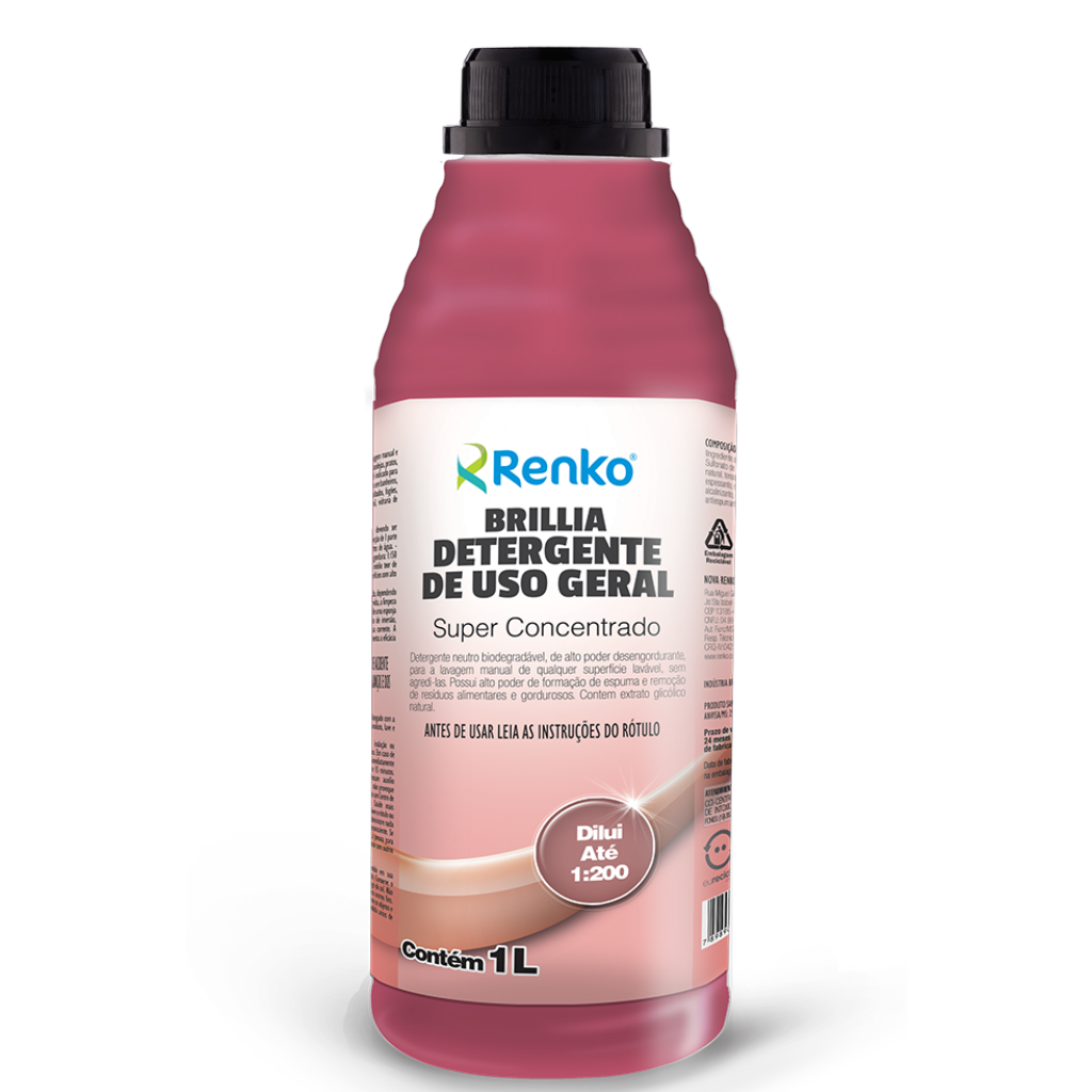 BRILLIA DETERGENTE SUPERCONCENTRADO 1 LITRO